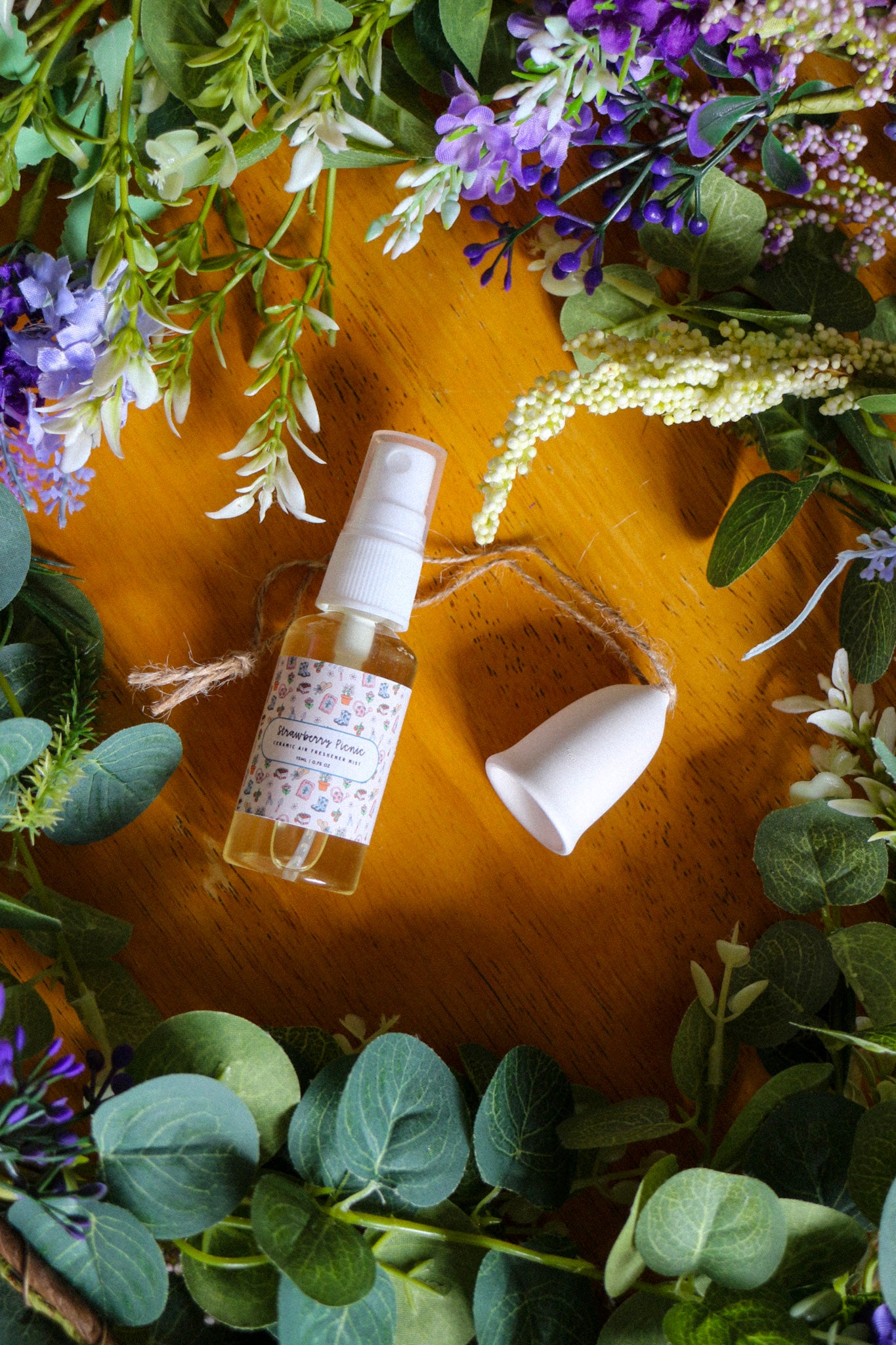 Ceramic Re-Useable Air Freshener & Essential Oil Spray Autumn Cottage Collection