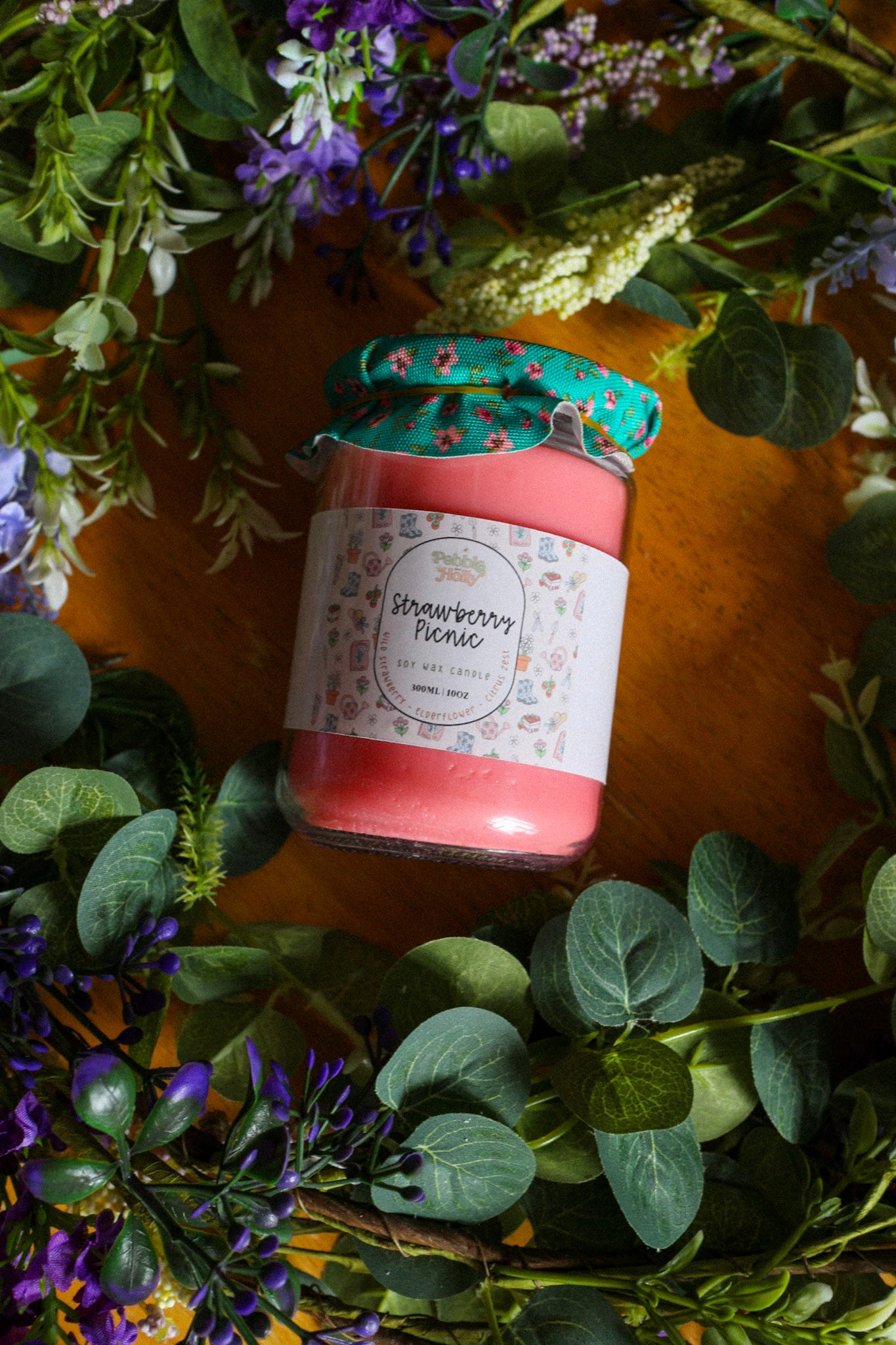 Jam Jar Lidded Candle