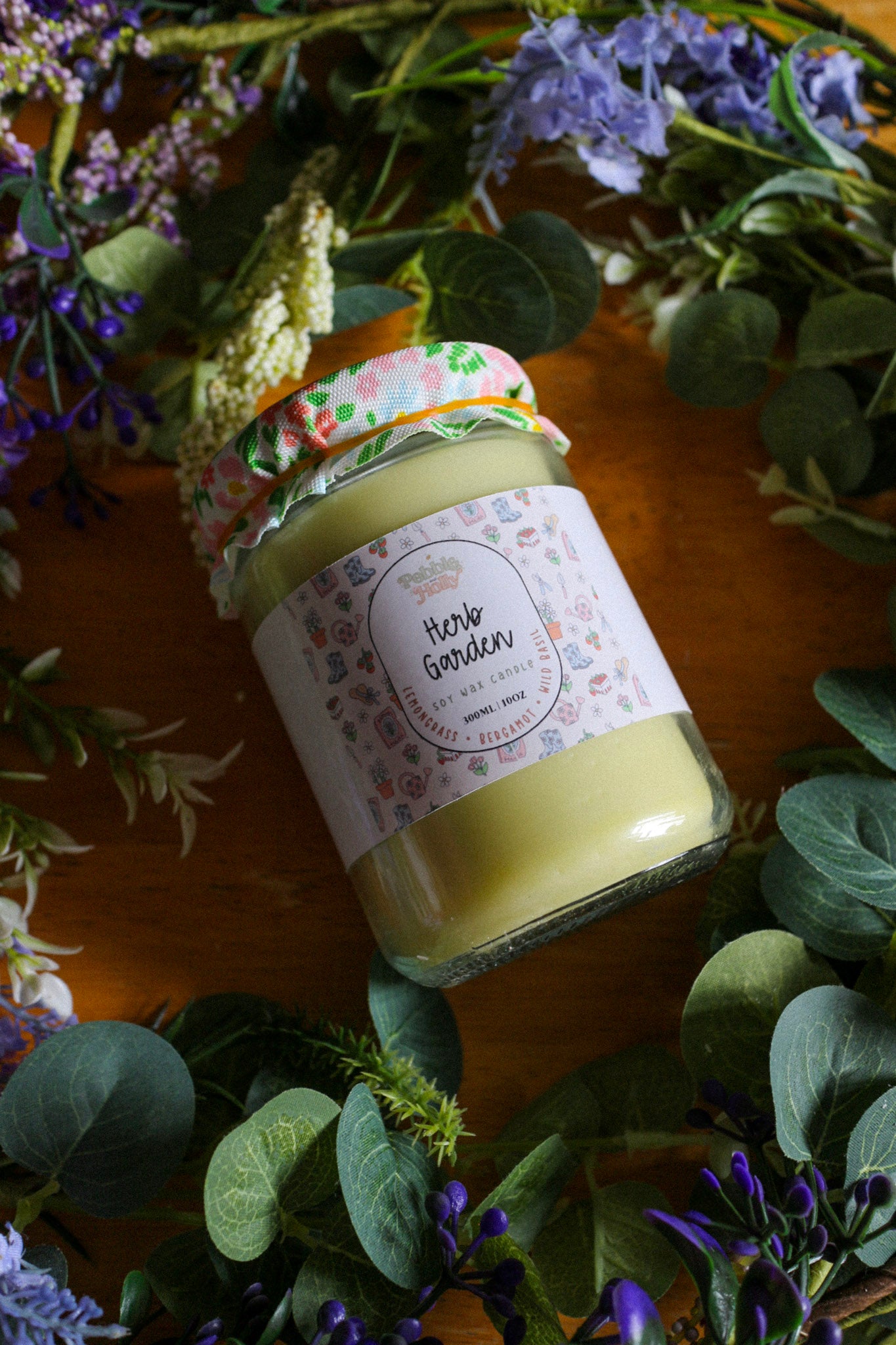 Jam Jar Lidded Candle