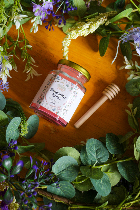 Bath Honey Jar With Dipper