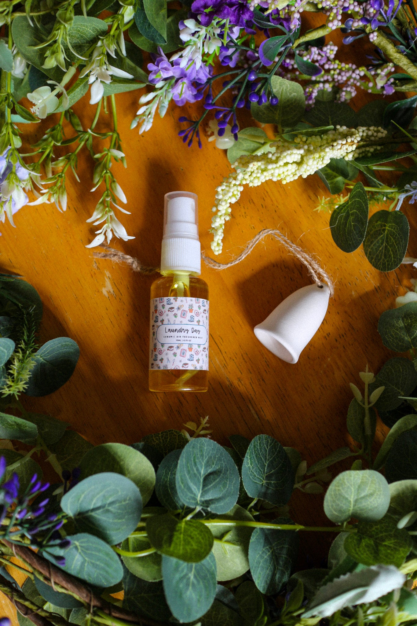 Ceramic Re-Useable Air Freshener & Essential Oil Spray Autumn Cottage Collection