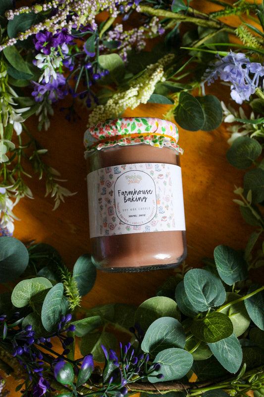 Jam Jar Lidded Candle