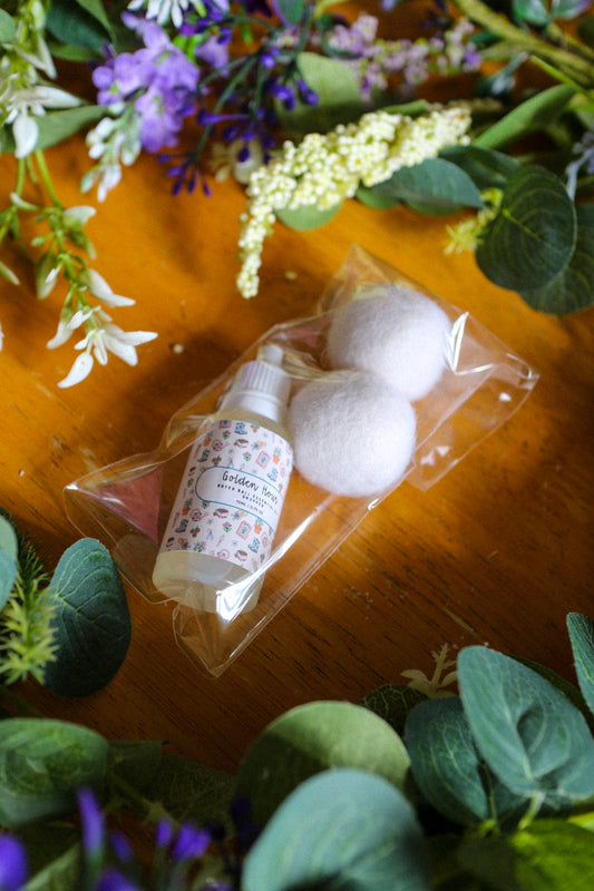 Tumble Dryer Balls & Dryer Ball Fragrance Set - Autumn Cottage Collection
